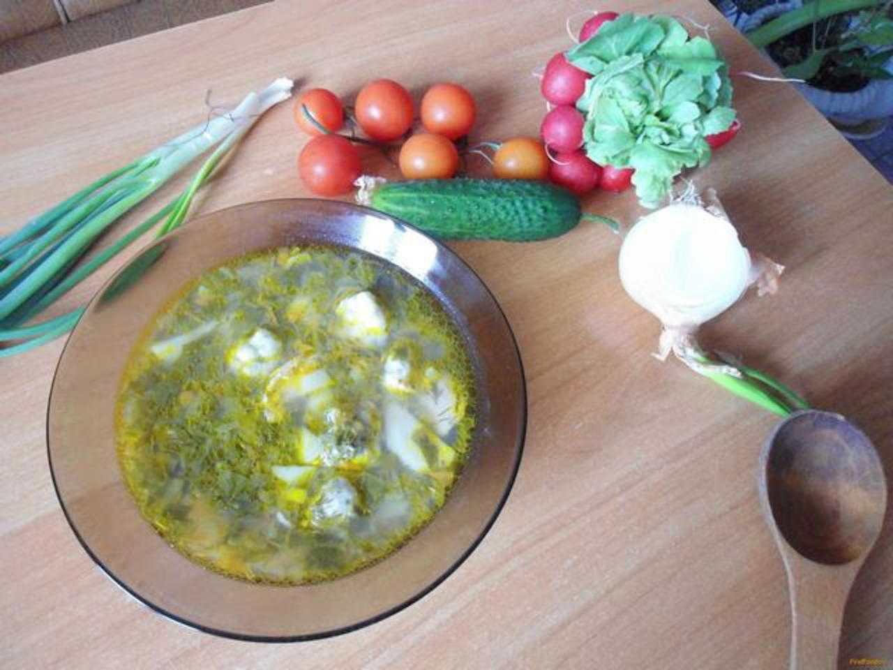 Борщ с грибами
