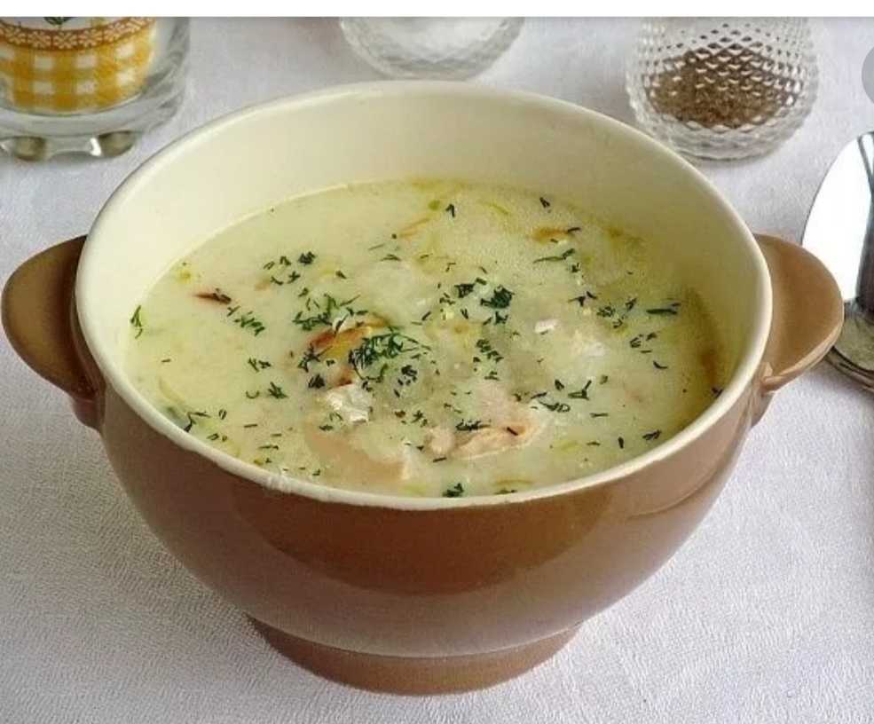 Сливочный суп без курицы