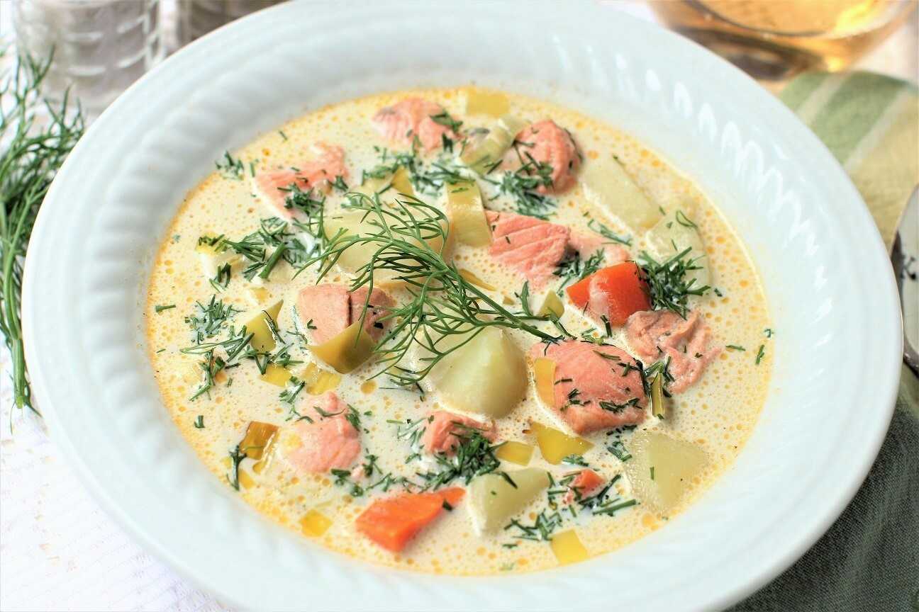 Суп из красной рыбы со сливками рецепт с фото пошагово и видео - 1000.menu
