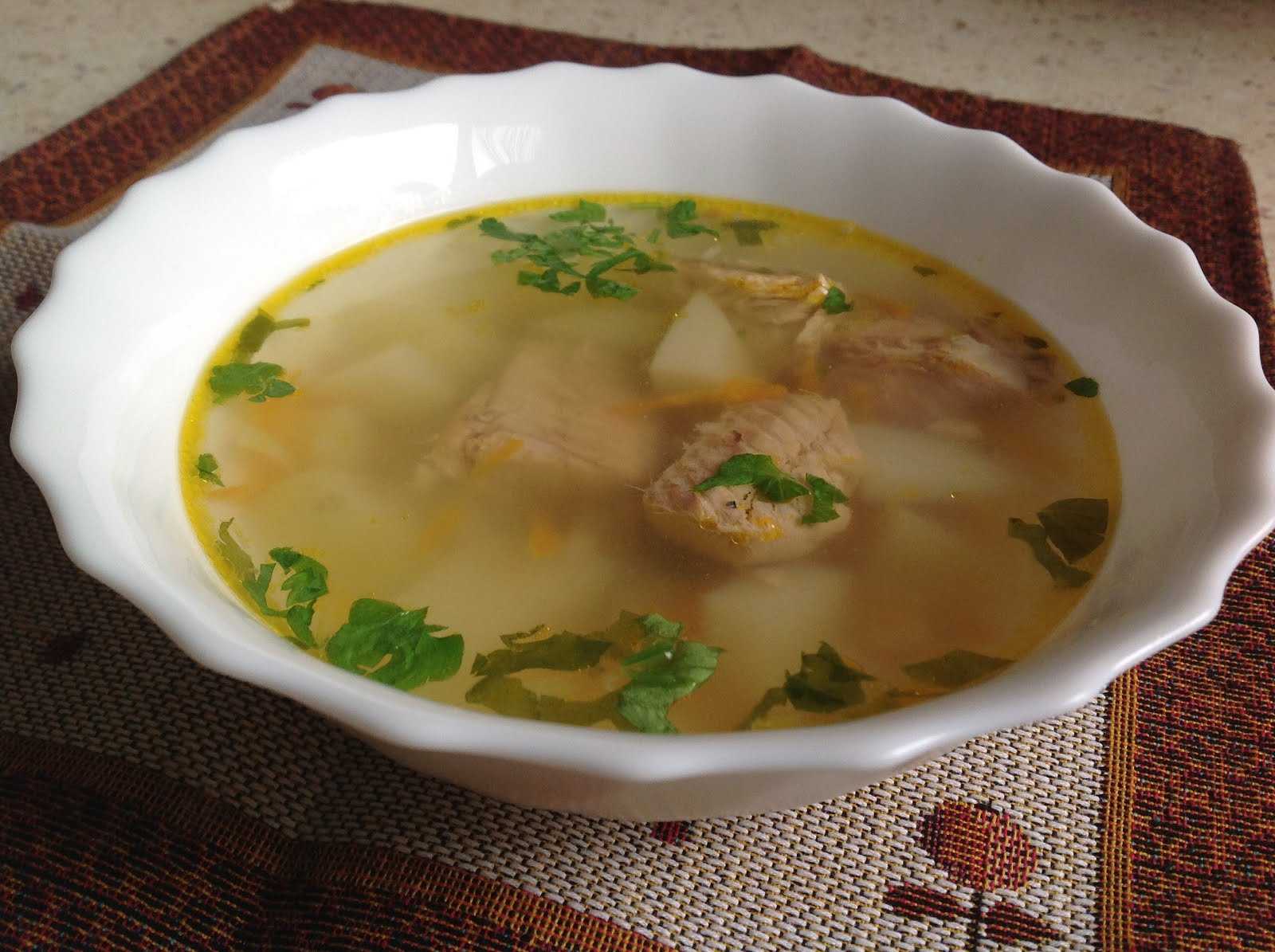 Суп с рыбной консервой и рисом и картошкой рецепт фото пошагово