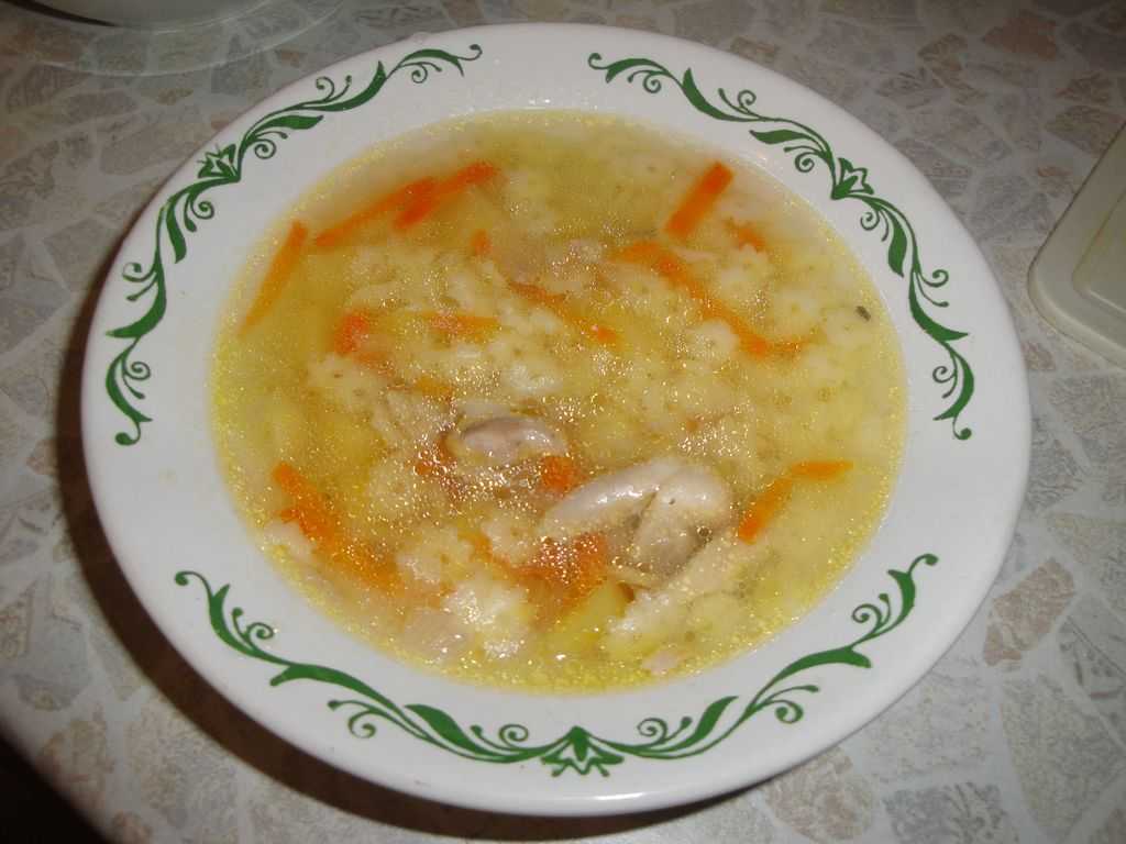 Куриный суп со звездочками