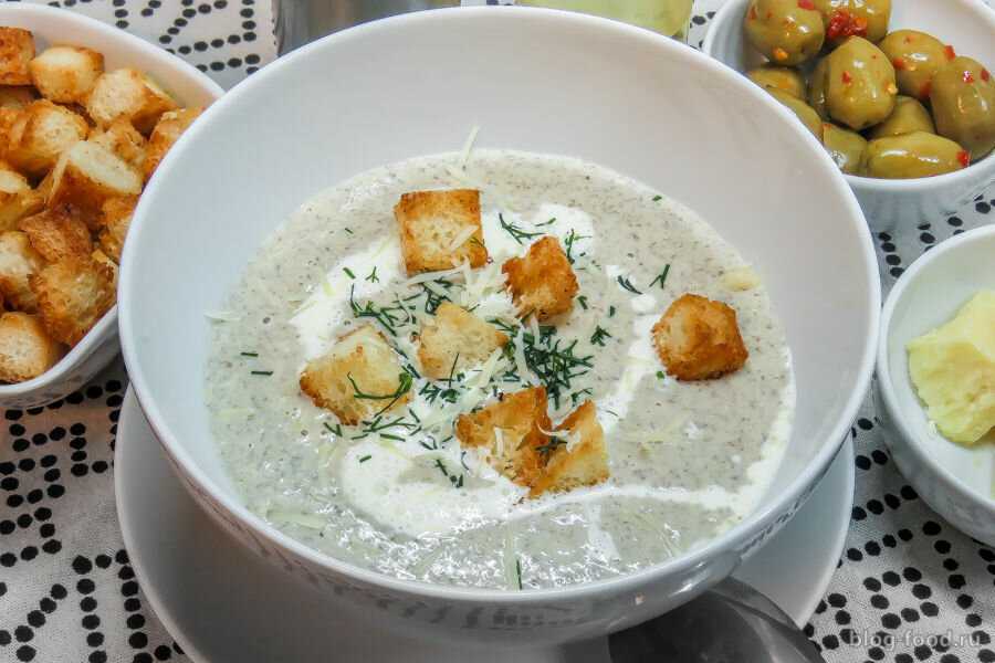 Крем-суп из шампиньонов со сливками — 5 простых и вкусных рецептов приготовления