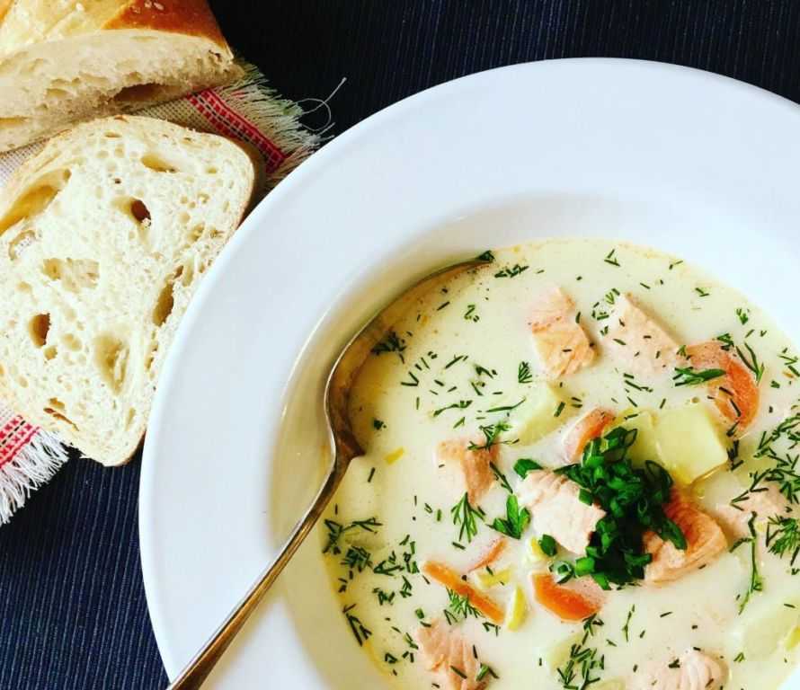 Сливочный суп с семгой — национальное блюдо: рецепт с фото и видео