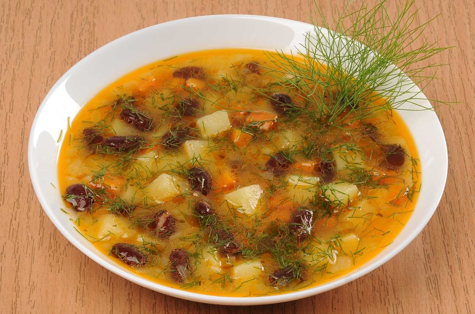 Фасолевый суп из красной фасоли рецепт с фото пошагово и видео - 1000.menu