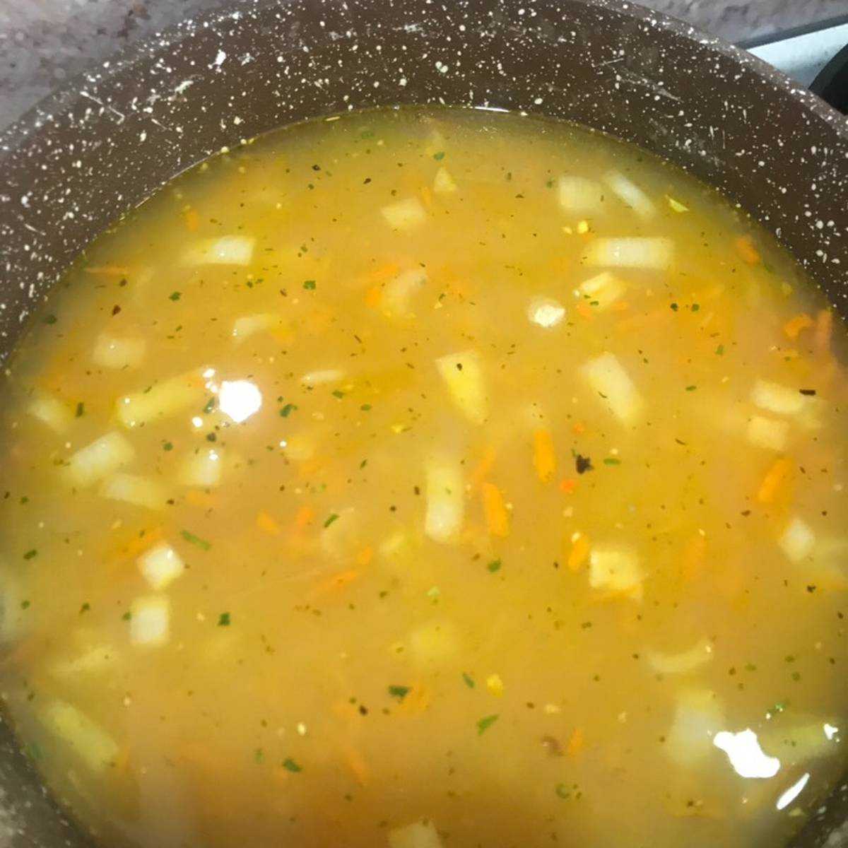 Постный гороховый суп