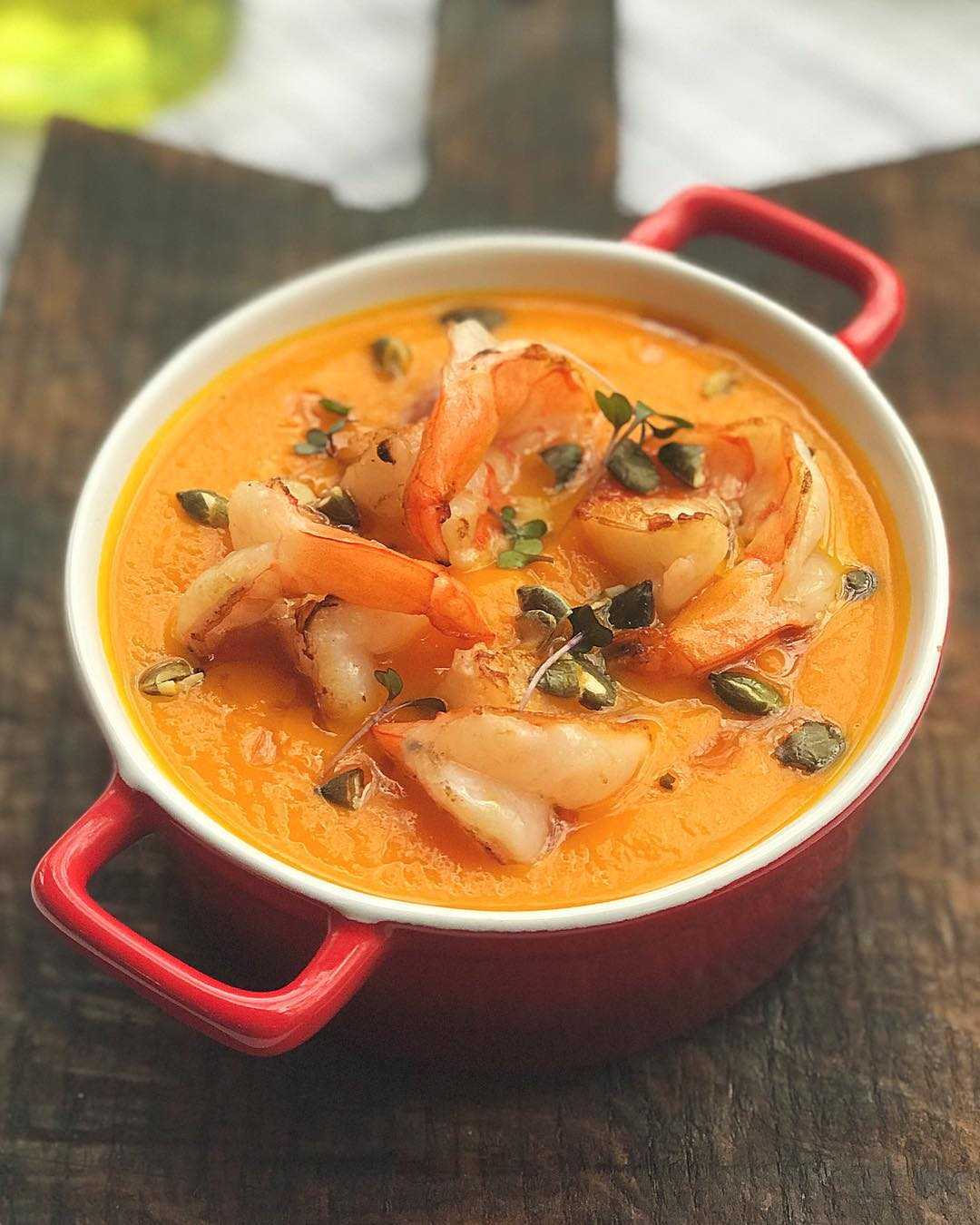 Креветочный суп рецепт с фото пошагово