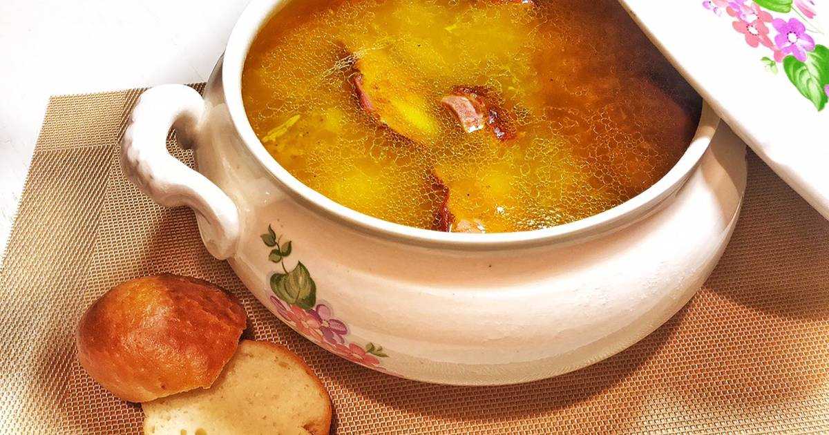 Суп гороховый с копченостями в мультиварке: вкусный и разваристый | готовим в мультиварках