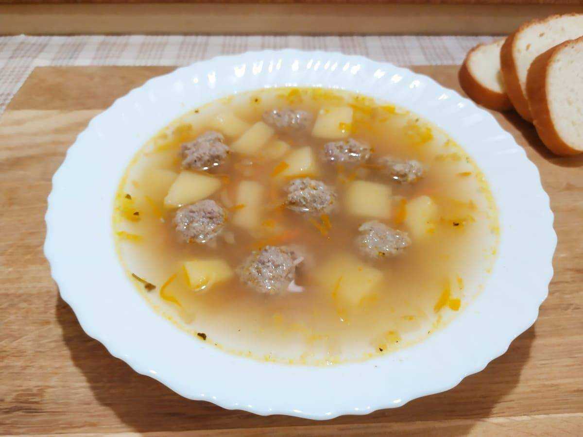Суп с фрикадельками рецепт классический пошаговый с фото
