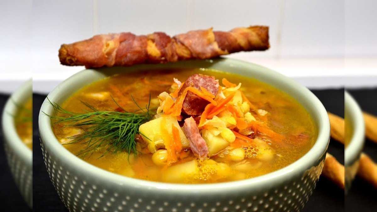 Суп с копчеными ребрышками без гороха - изумительный вкус: рецепт с фото и видео