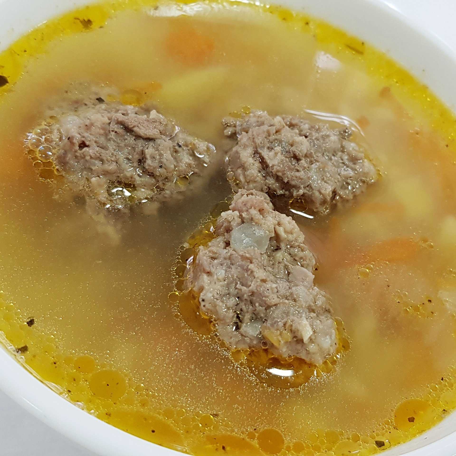 Суп с фрикадельками самый вкусный рецепт с фото пошагово с картофелем и рисом