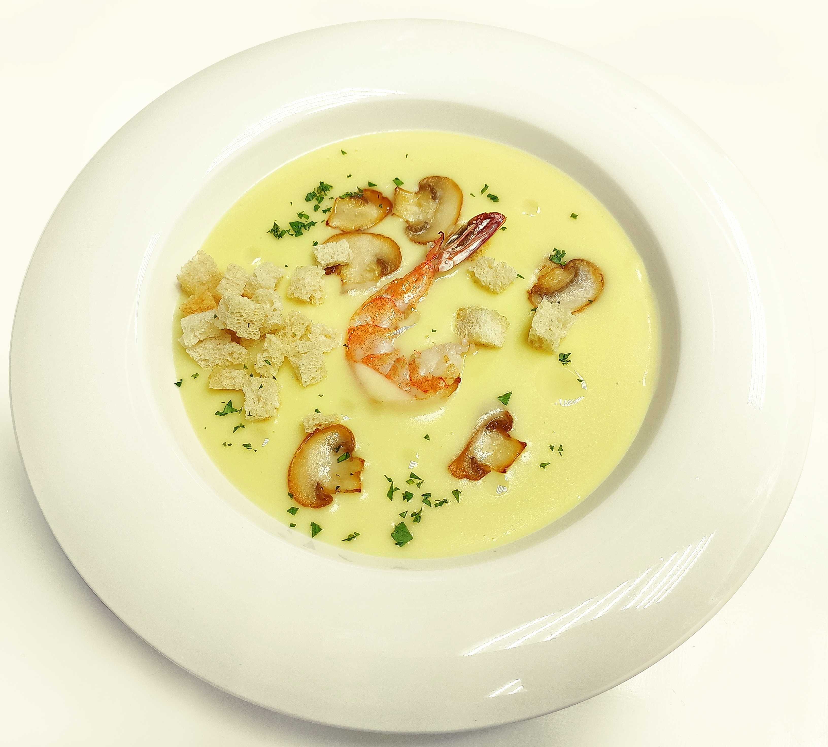 Суп-пюре из шампиньонов со сливками – 8 рецептов грибного крем-супа с пошаговыми фото