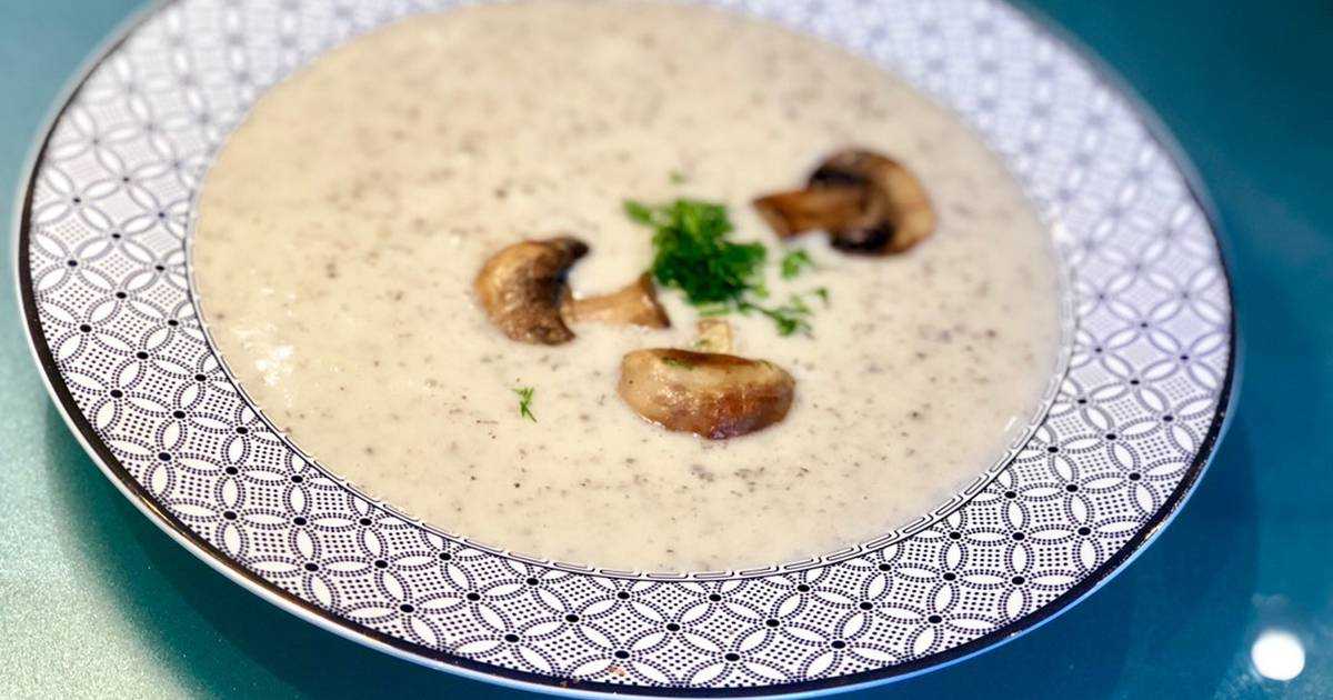 Куриный суп пюре со сливками грудками и шампиньонами рецепт с фото пошагово - 1000.menu