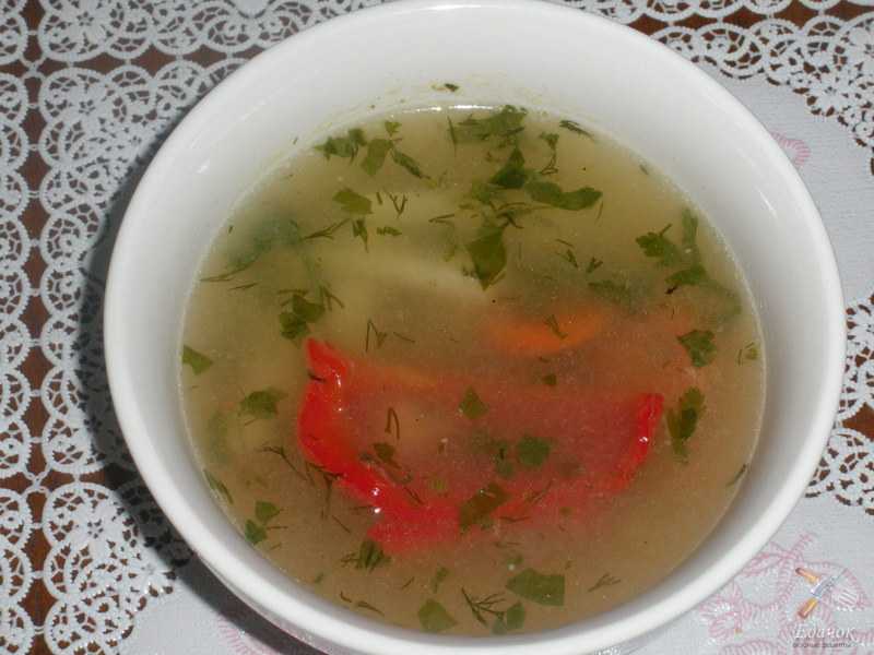 Суп со звездочками, как в детстве, на говяжьем бульоне