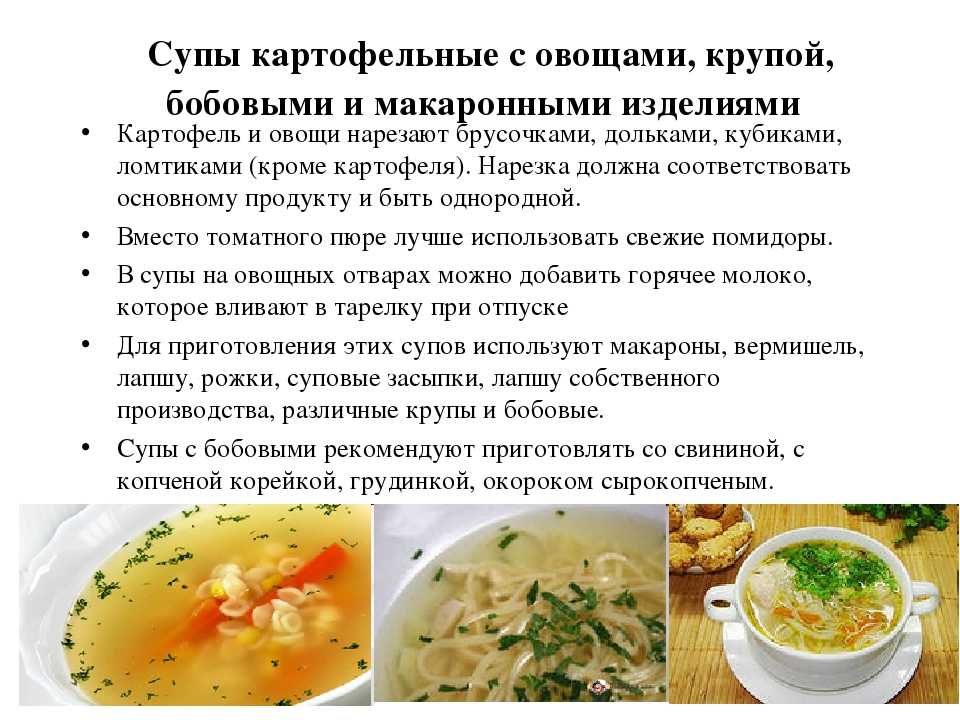 Технологическая карта куриного супа