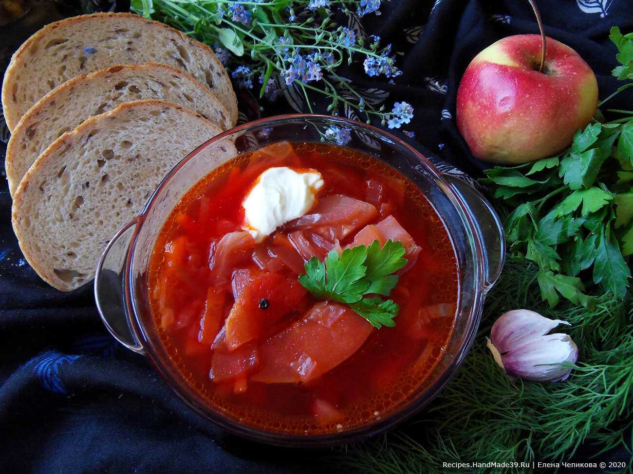 Простые рецепты вкусного борща, приготовленного в мультиварке