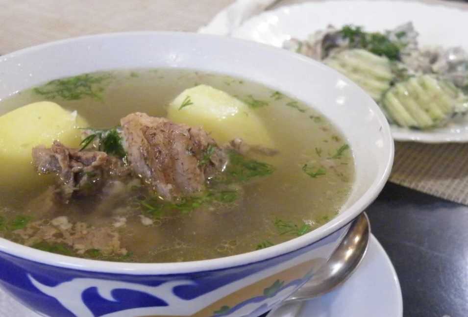 Картофельный суп с мясом - рецепты со свининой и говядиной