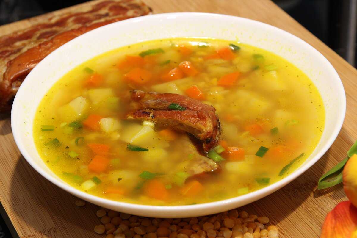 Гороховый суп с копчеными ребрышками и 15 похожих рецептов: видео, фото, калорийность, отзывы - 1000.menu