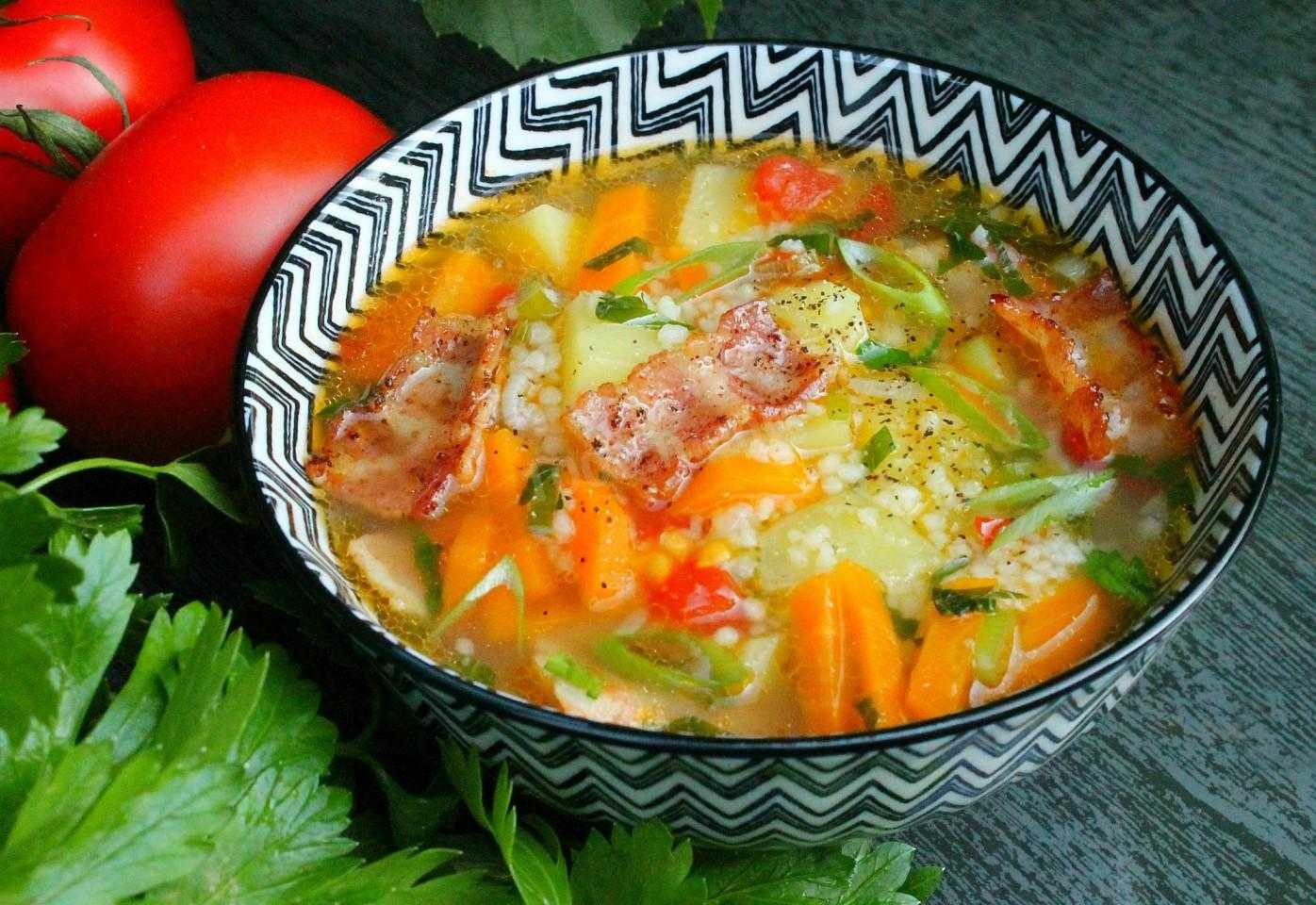 Рецепты овощной суп с курицей