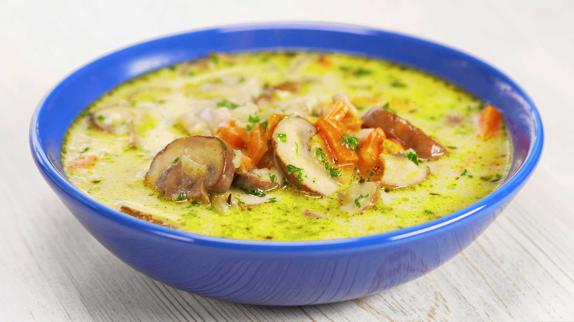 Куриный суп с шампиньонами пошаговый рецепт быстро и просто