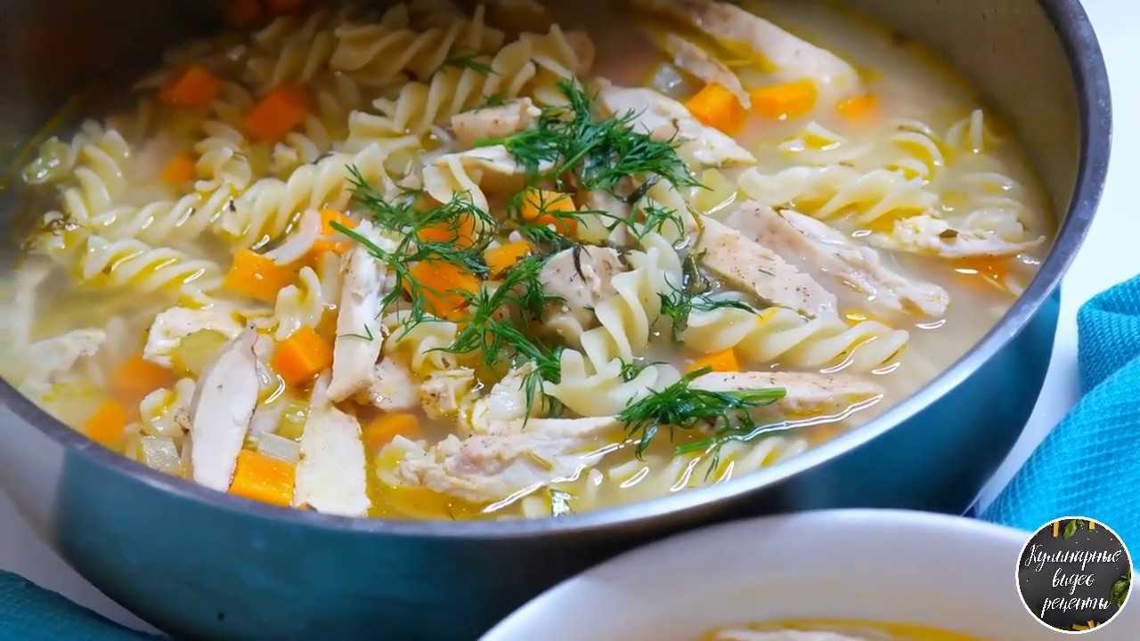 Как приготовить куриный суп с вермишелью и куриными ножками