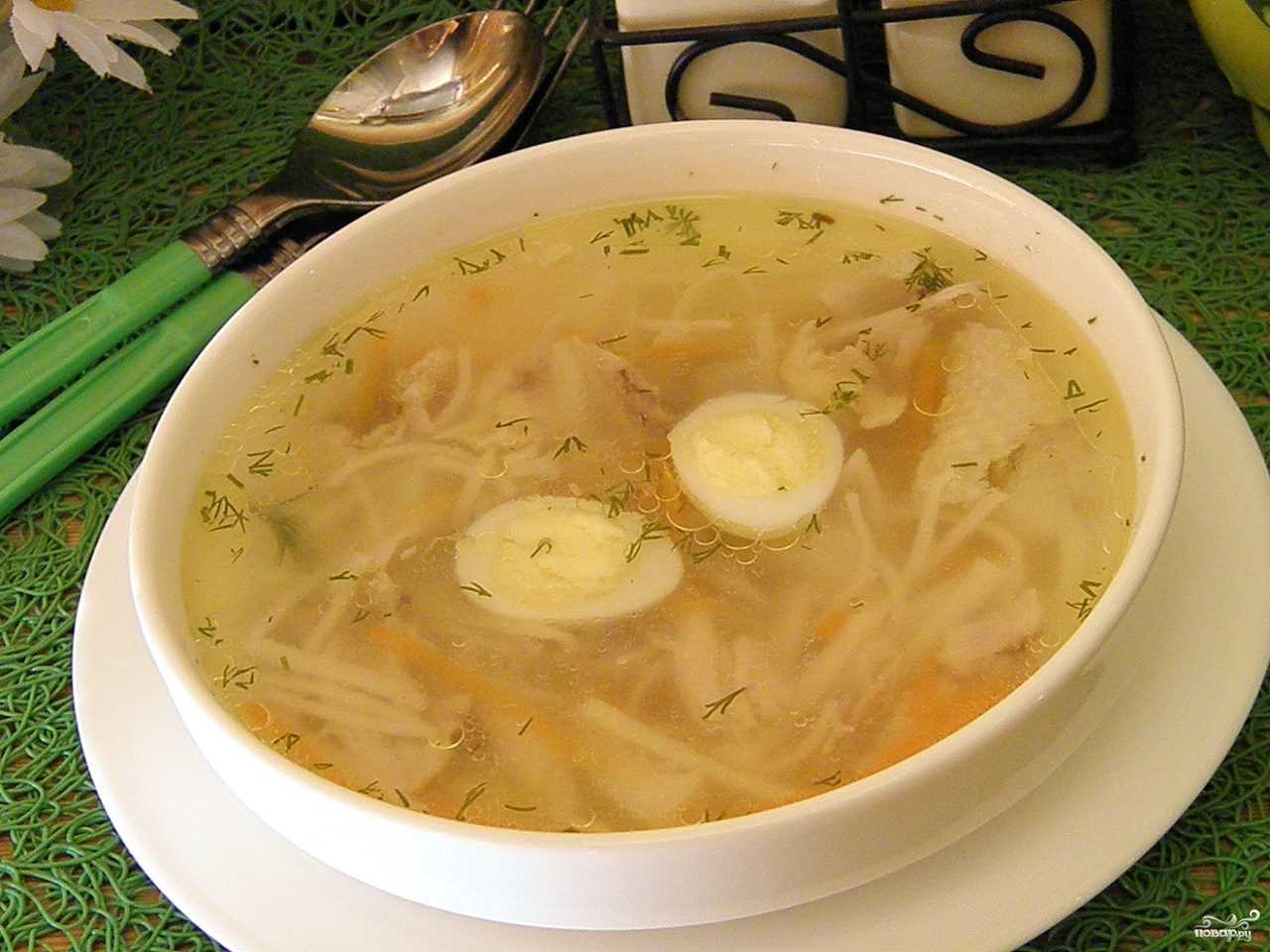 Куриный суп с яйцом и вермишелью рецепт с фото пошагово - 1000.menu