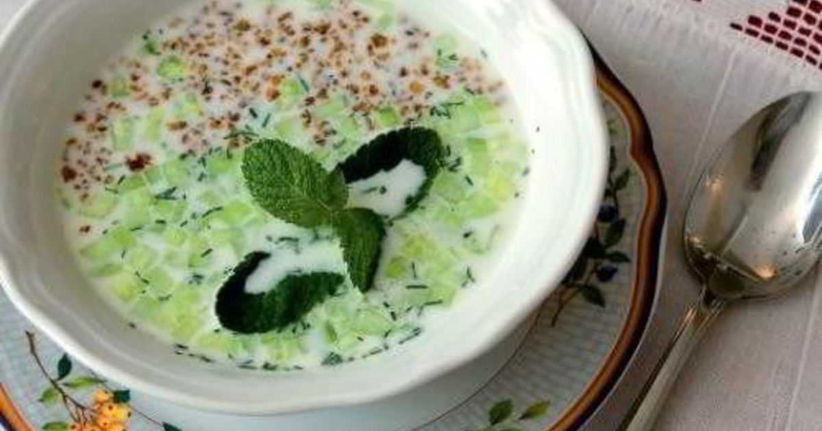 Суп из йогурта с зеленью - пошаговый рецепт приготовления с фото