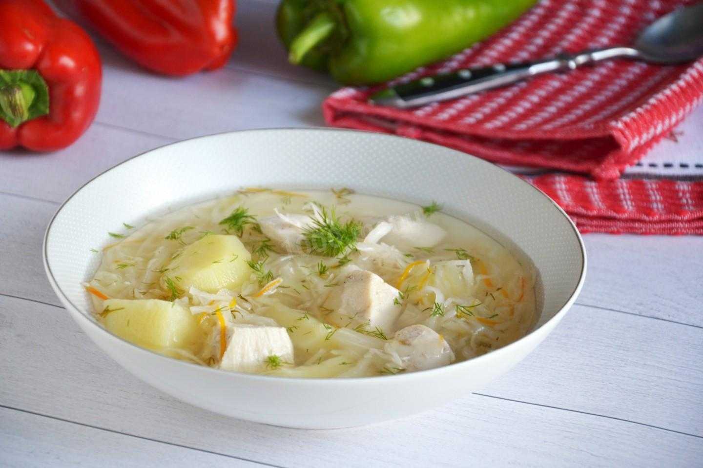 Суп щи из капусты с курицей рецепт с фото пошагово