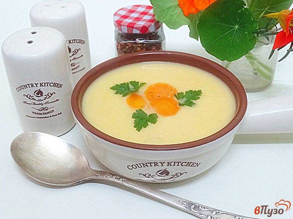 Суп-крем из кабачков без картошки со сметаной