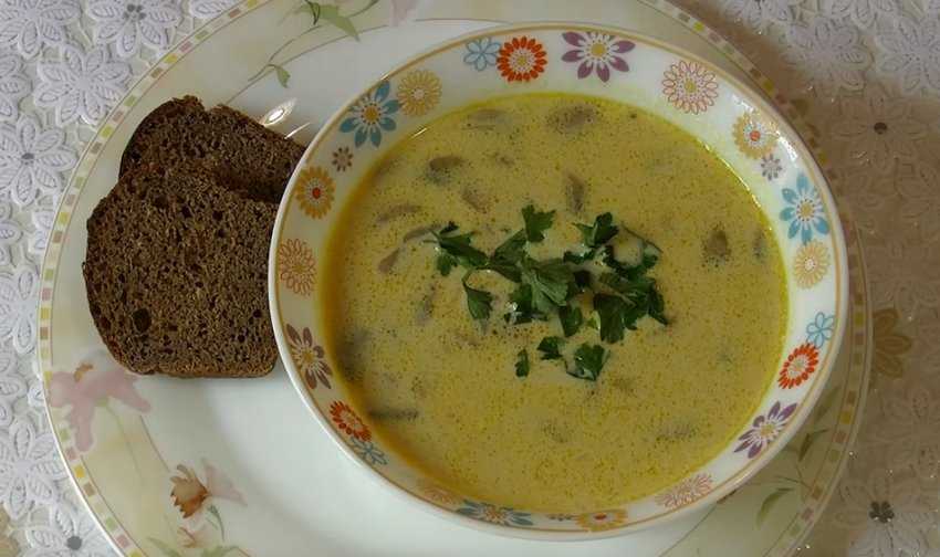 Сырный суп с шампиньонами рецепт с фото пошагово и видео - 1000.menu
