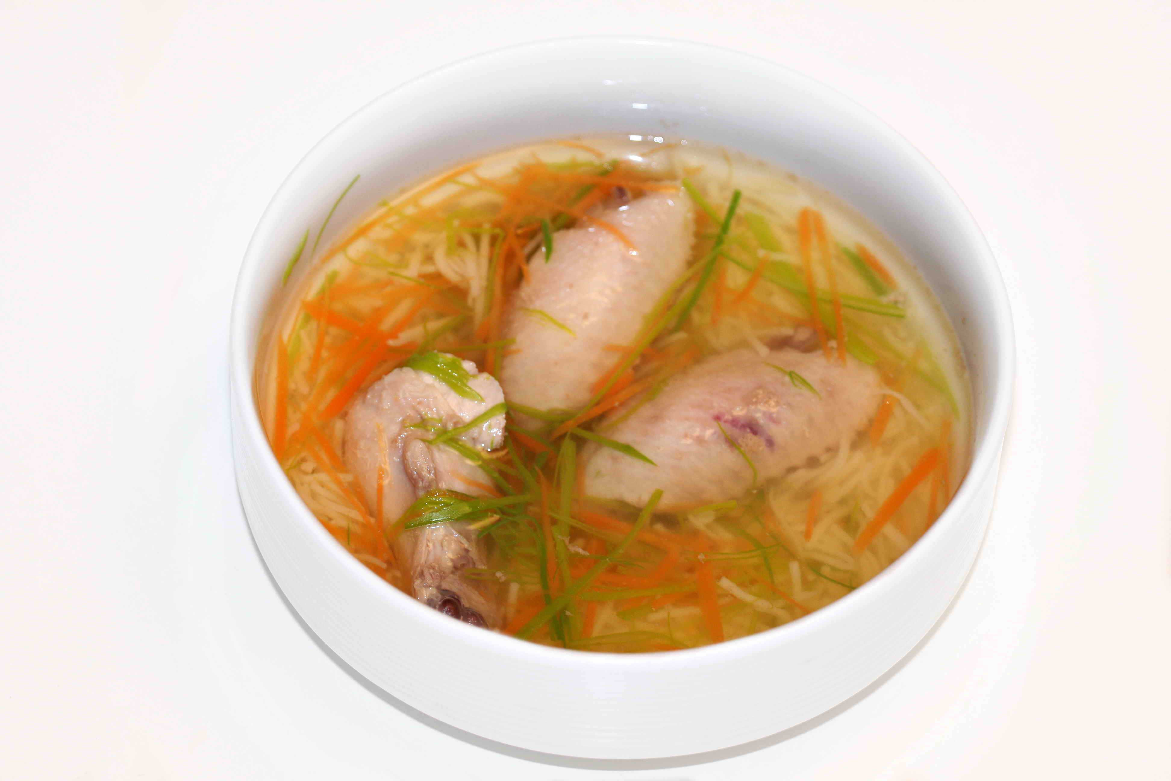 Как приготовить вкусный суп из куриных крылышек