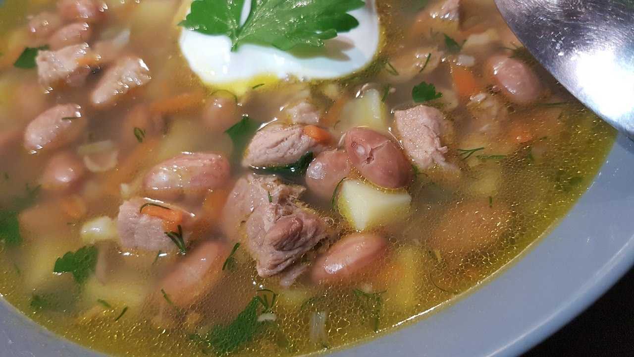 Суп с фасолью и грибами – рецепт с фото постного блюда