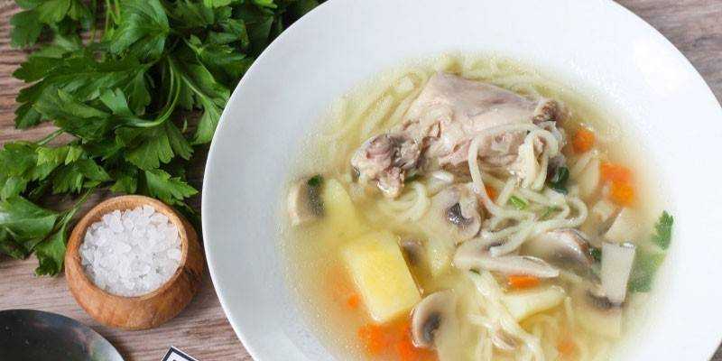 Куриный суп с шампиньонами - 318 рецептов: суп | foodini