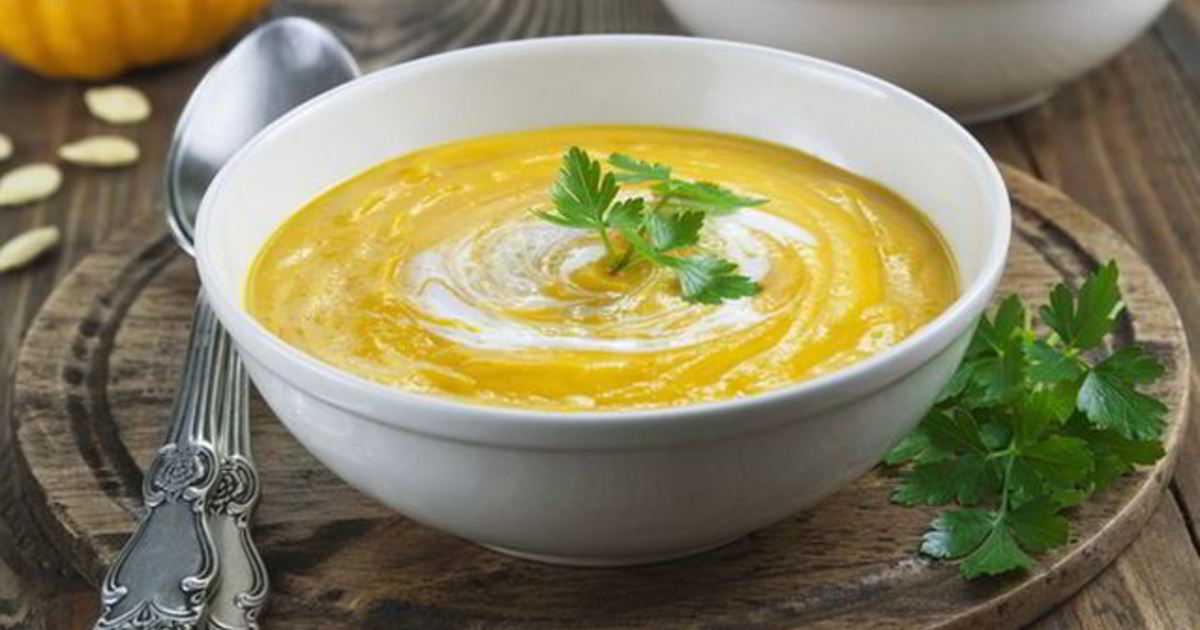 Пюре суп из тыквы с мускатным орехом: новый незабываемый вкус