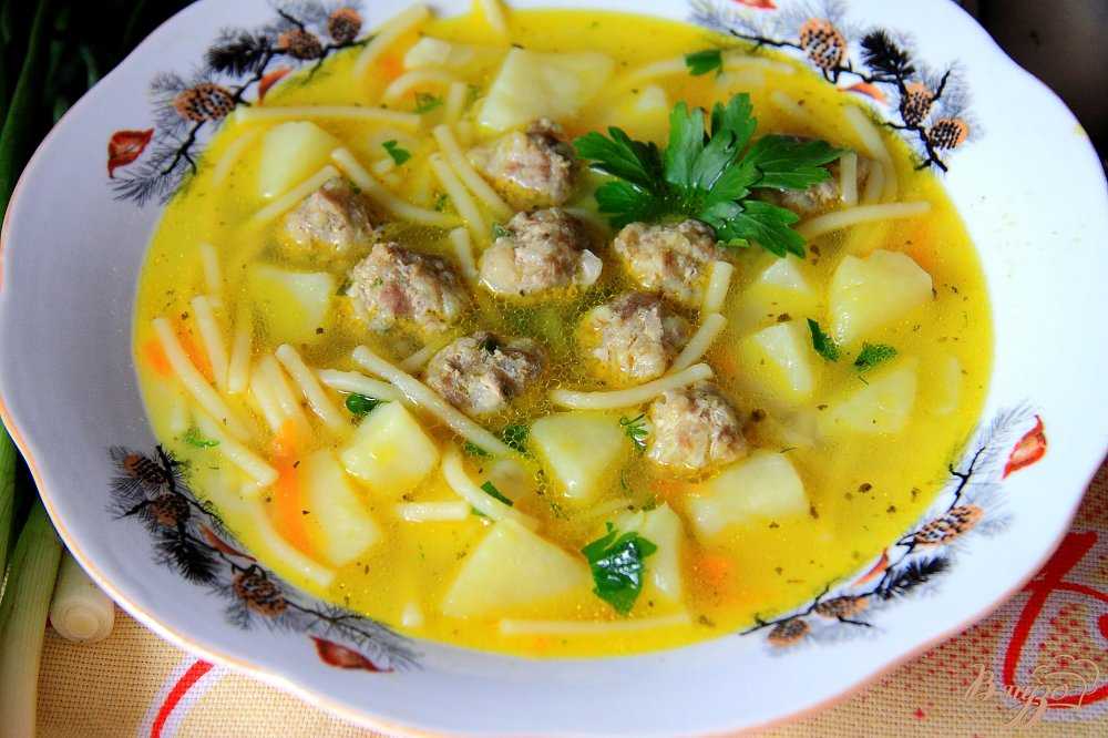 Суп с вермишелью и курицей рецепт с фото с картошкой и
