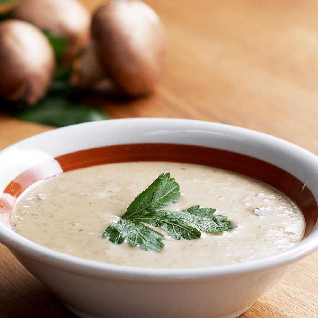 Грибной суп-пюре с белыми грибами и шампиньонами: пошагово с фото