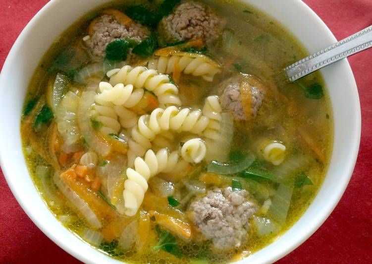 Суп с фрикадельками - рецепт с пошаговыми фото | ne-dieta