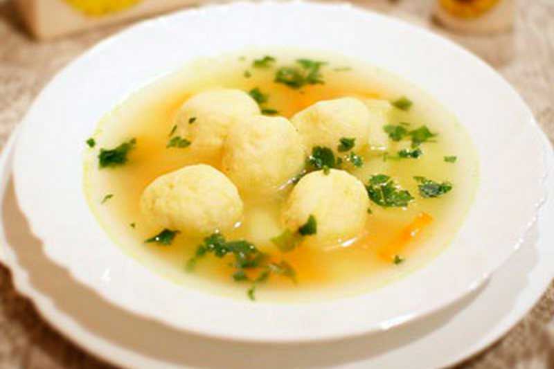 Суп с сырными клецками пошаговый рецепт с фото
