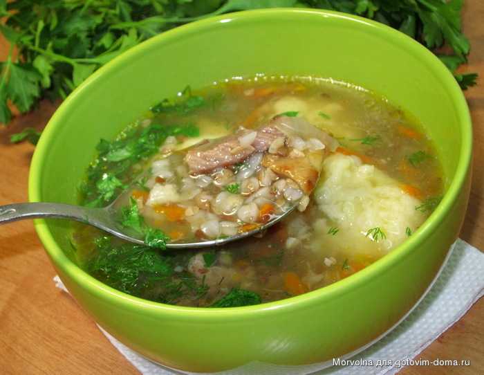 Гречневый суп с курицей – 7 рецептов приготовления