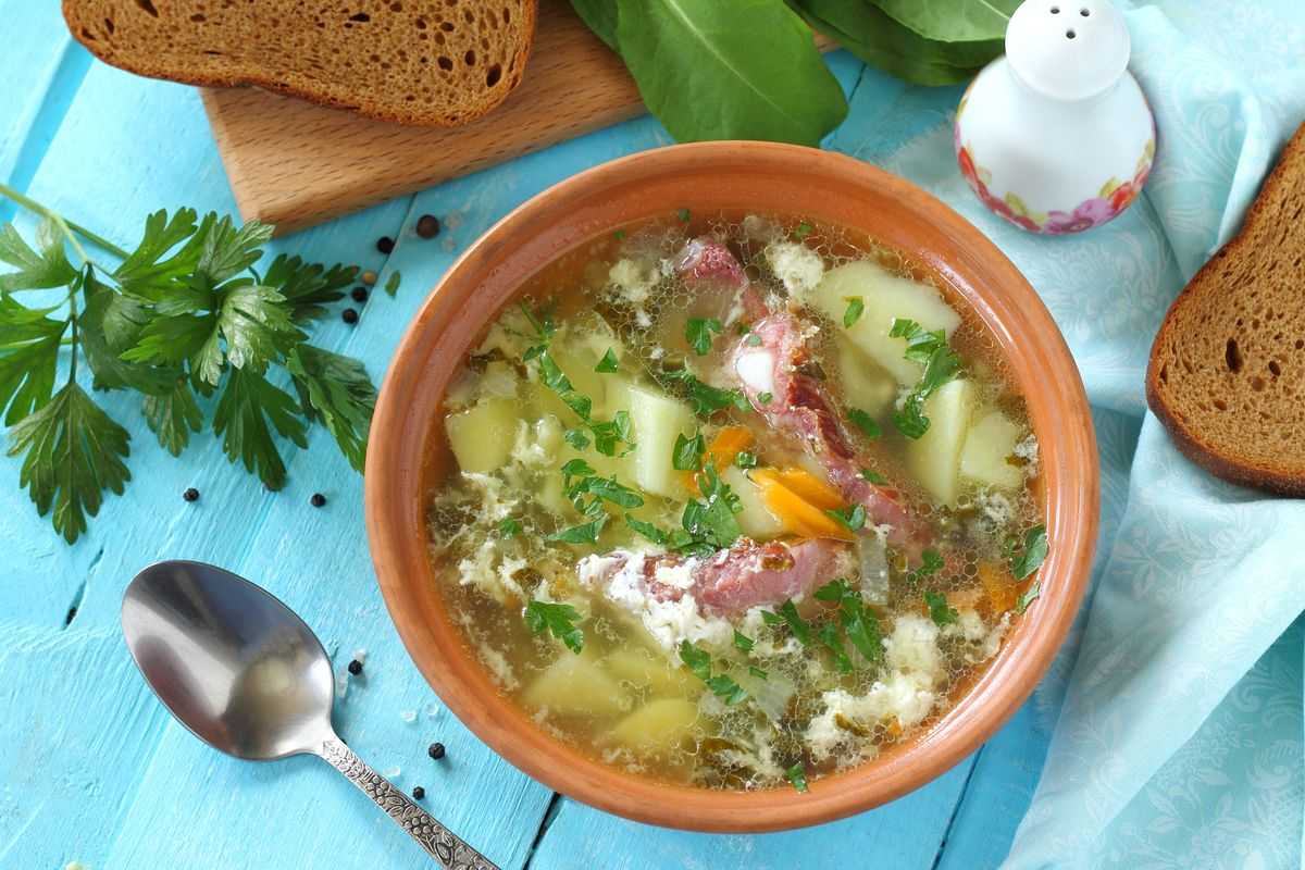Суп со щавеля с яйцом рецепт с фото классический