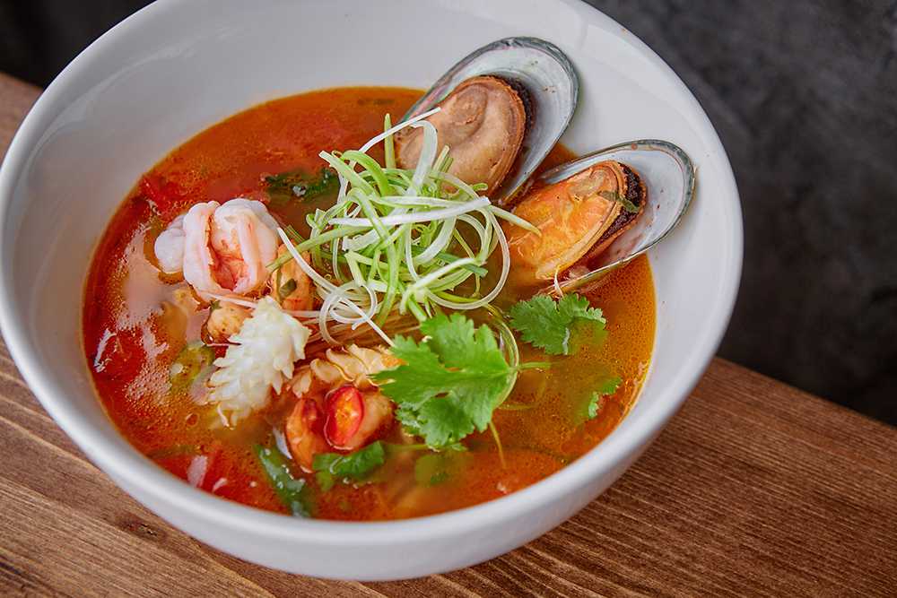 Суп с морепродуктами с фото
