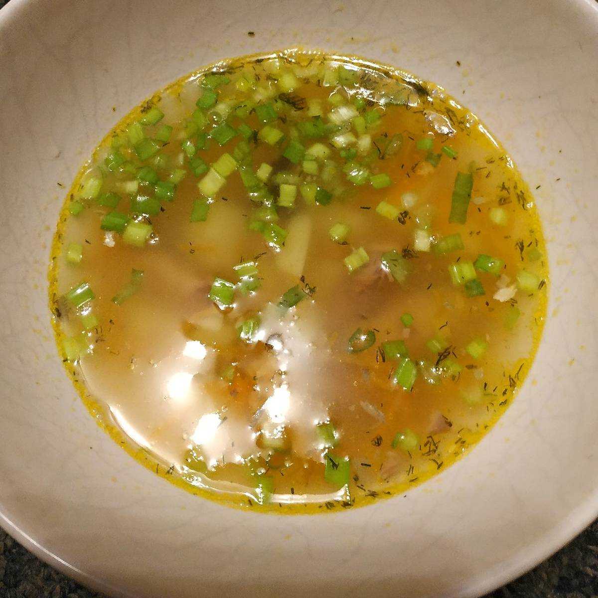 Рыбный суп из сайры
