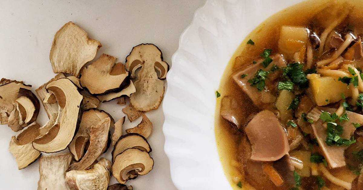 Суп из сушеных грибов: 5 рецептов с фото