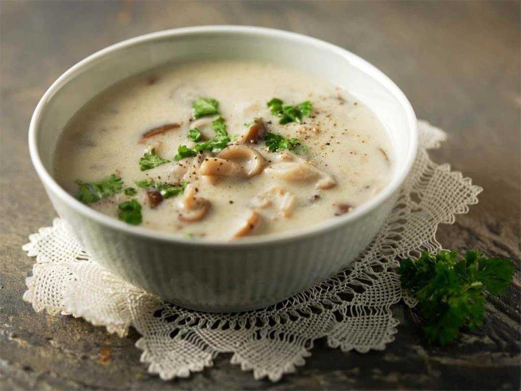 Сливочный суп с грибами и плавленным сыром рецепт с фото пошагово - 1000.menu