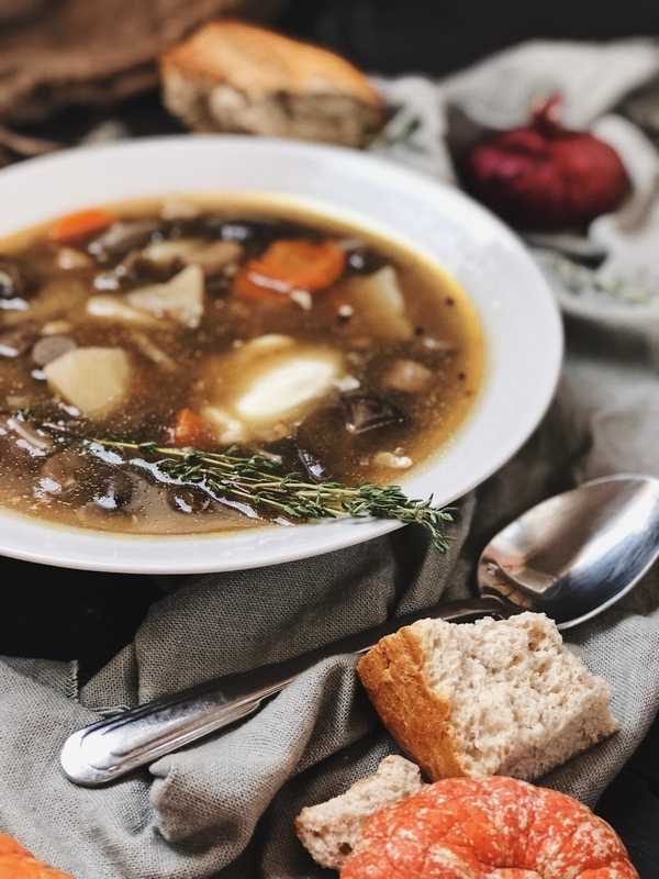 Рецепт с фото суп из белых свежих грибов рецепт