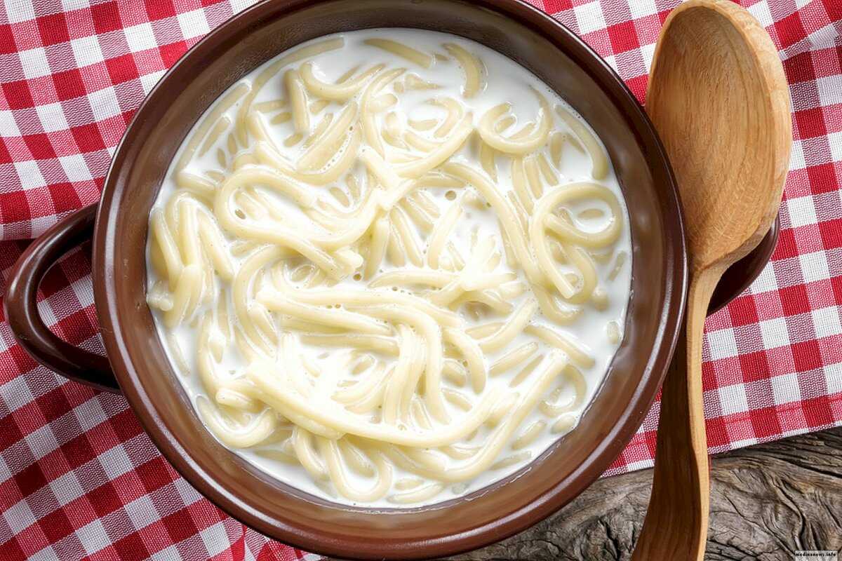 Молочный вермишелевый суп рецепт с фото пошагово