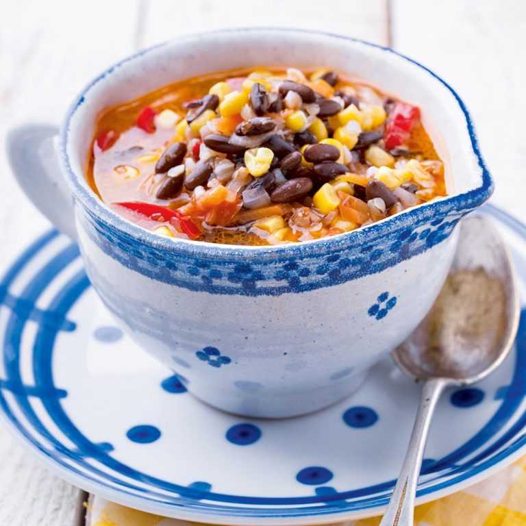 Мексиканский суп с фасолью и кукурузой - 4 рецепта супа по-мексикански