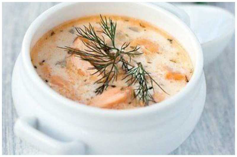 Сырный суп с красной рыбой и плавленным сыром рецепт с фото пошагово - 1000.menu