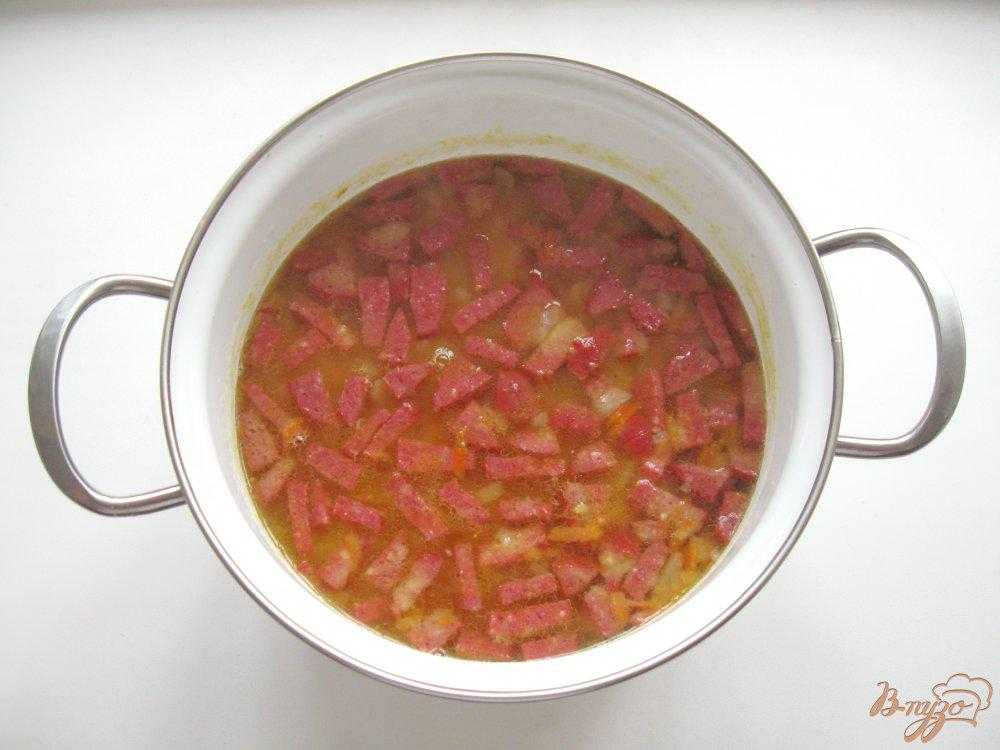 Суп с колбасой – 10 оригинальных рецептов приготовления