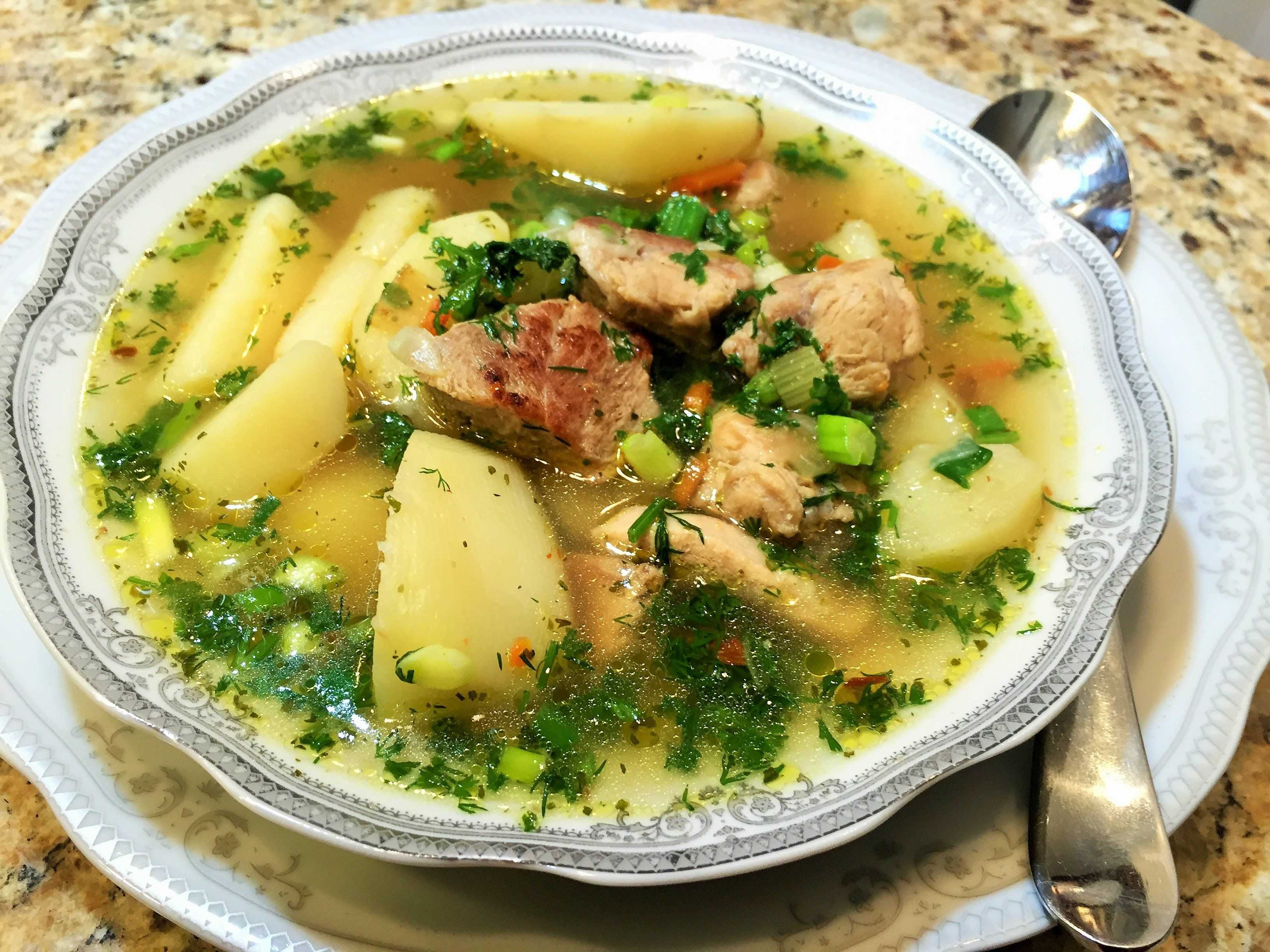 Суп из чечевицы с мясом и картофелем рецепт с фото пошагово и видео - 1000.menu