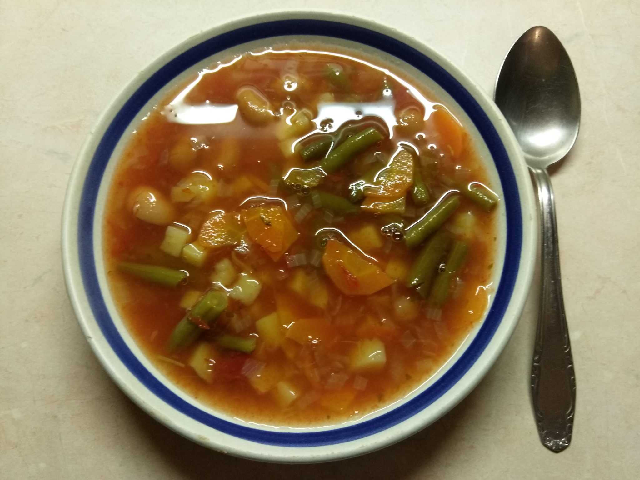 Фасолевый суп из стручковой фасоли